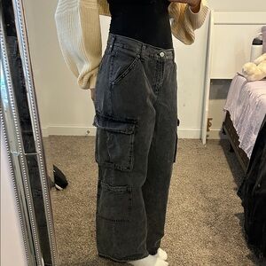 Old Navy Black Cargo Jeans for Women